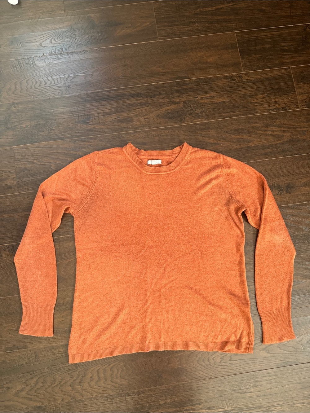 croft & barrow womens Crewneck Sweater in Rust Orange
